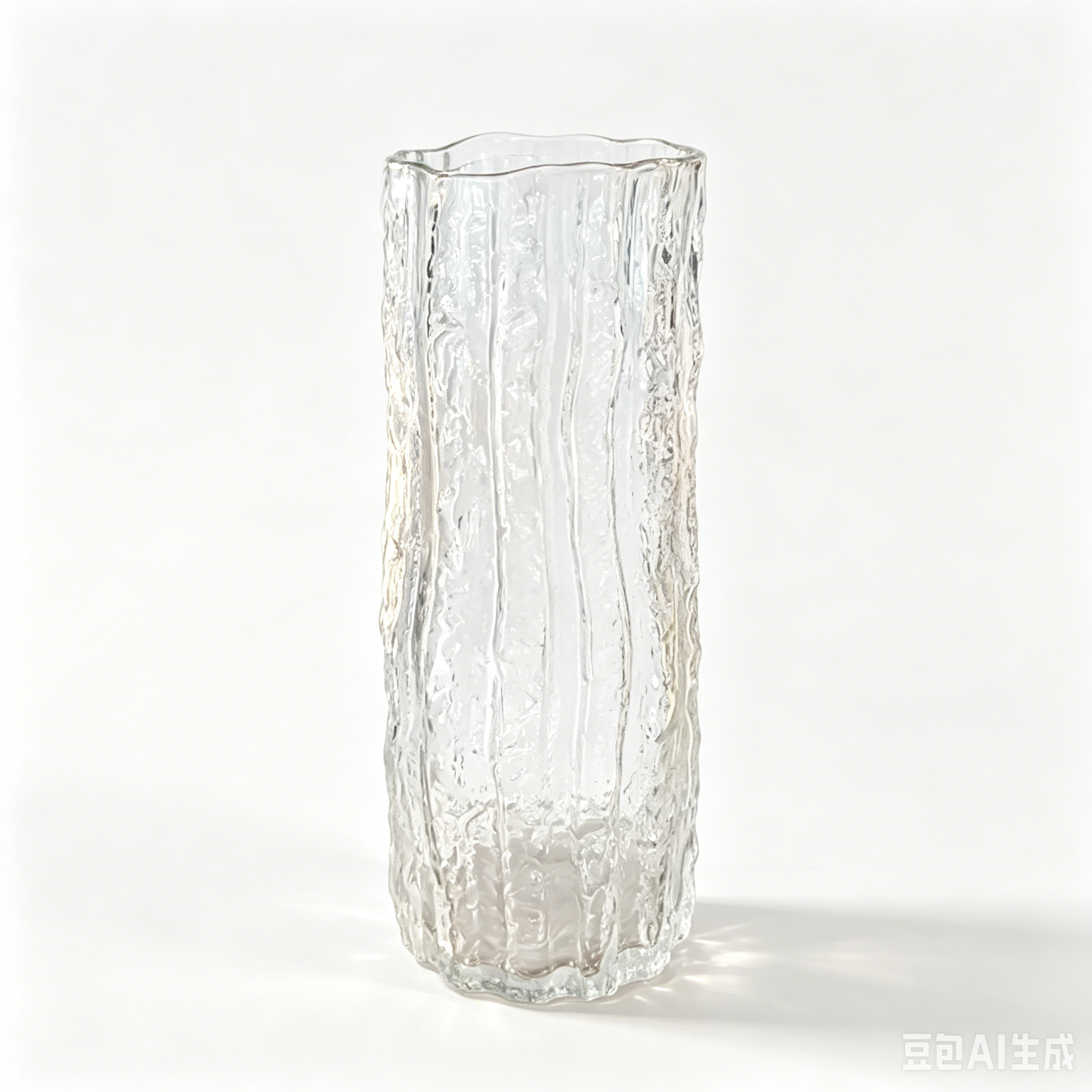 (Vase) Rippled Textured Clear 波纹肌理清款 1025_0
