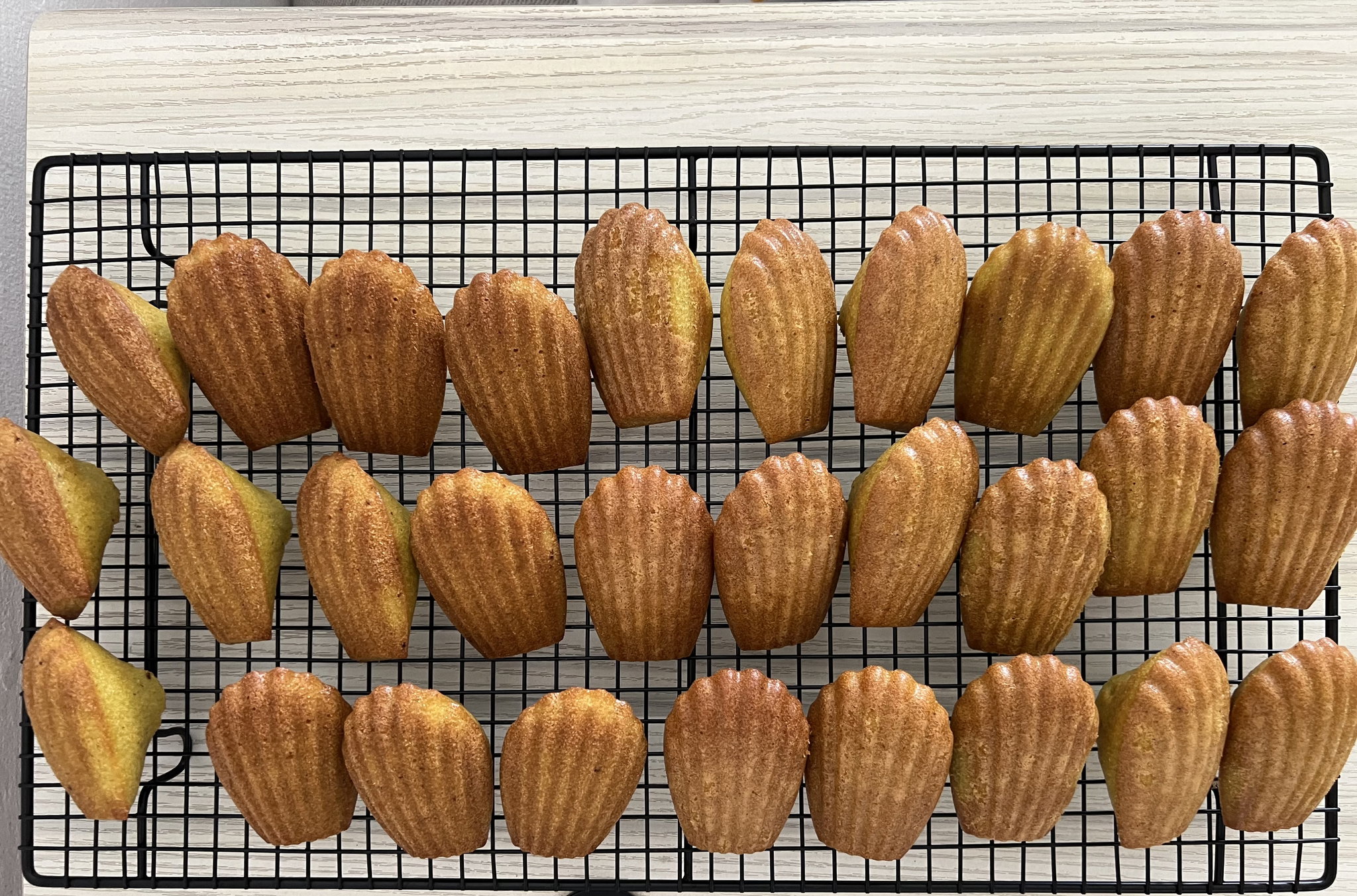 pandan coconut madeleine_0