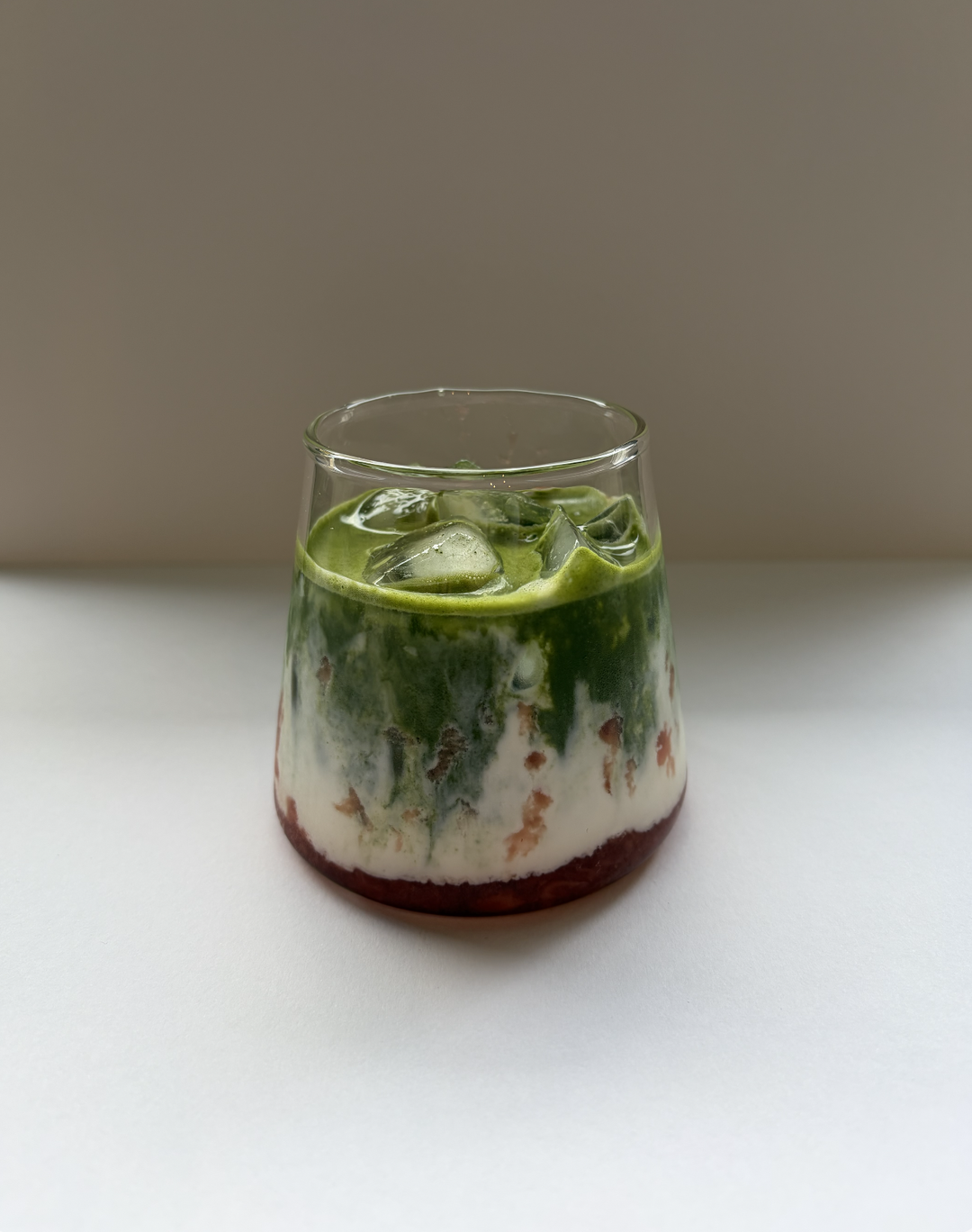 strawberry matcha latte