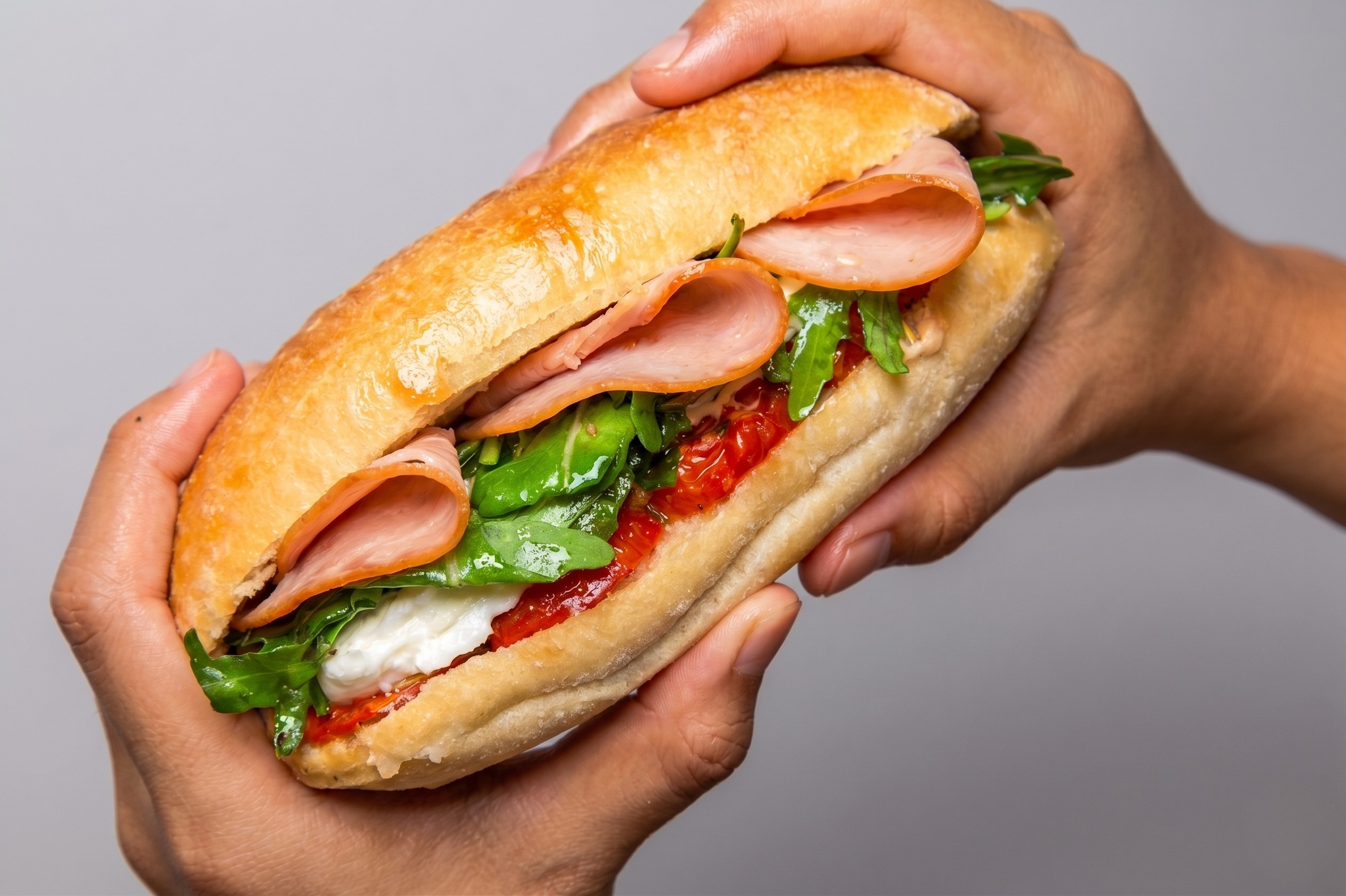 Pistachios Caprese Sandwich with Turkey Slices_0