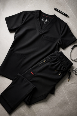Apex Black Scrub Top (FUBU)