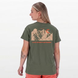 WOMENS 100% Cotton Tee in OLIVE