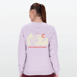 WOMENS Crew Fleece in LILAC