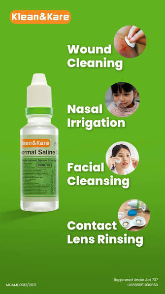 Klean&Kare - Normal Saline Solution (100ml) | Wholesale Household Singapore_1