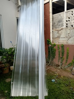 Twinlite greca 820 6mm double layer skylight alderon bahan polycarbonate