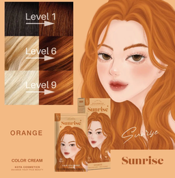 Kota - Hair Dye Permanent Colorant (200ml) - Sunrise (Orange) | Wholesale Hair Dye Singapore