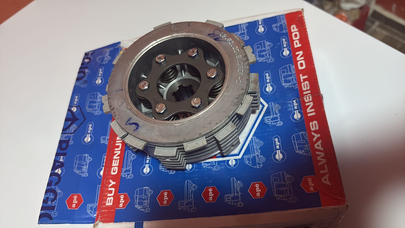clutch completo sin canasta piaggio