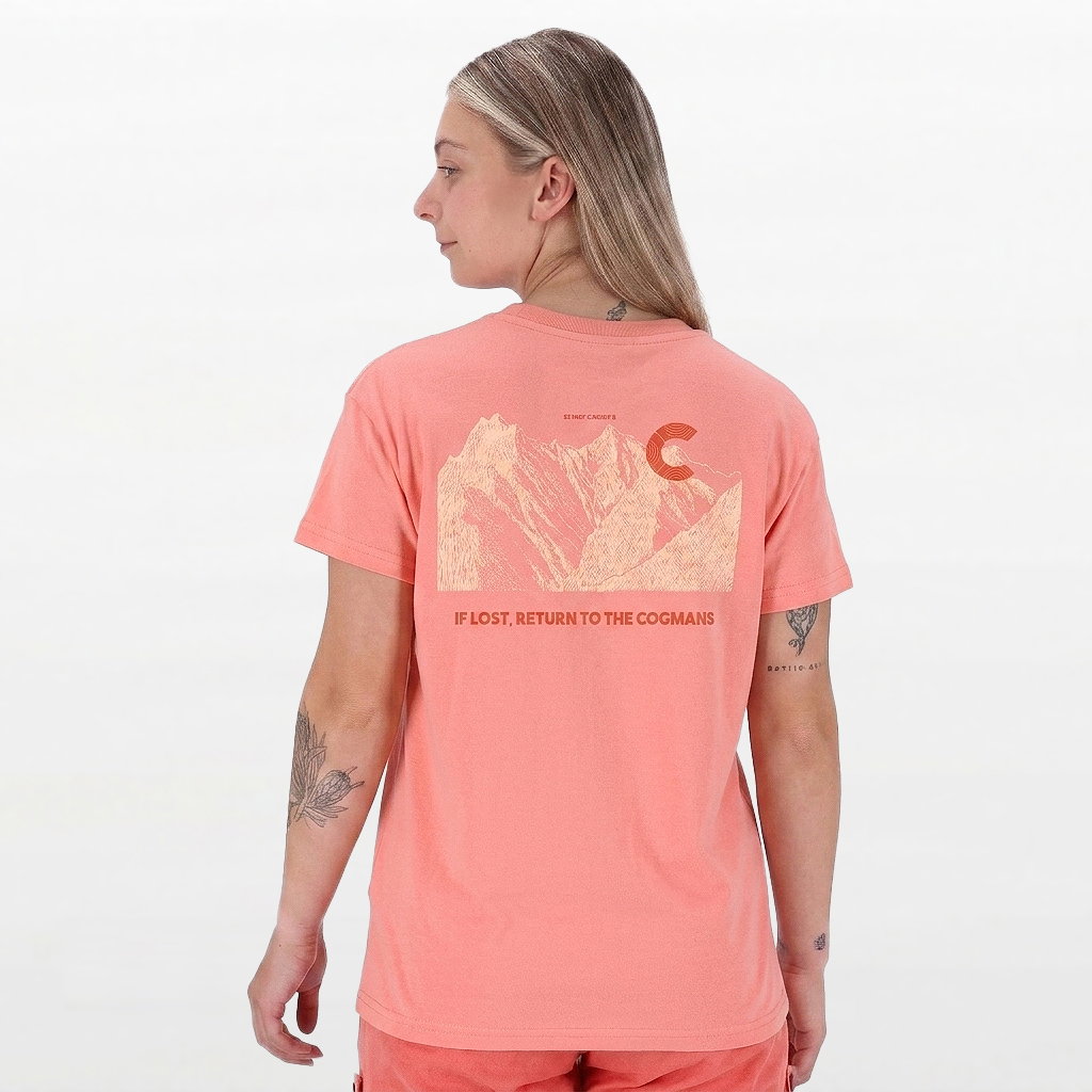 WOMENS 100% Cotton Tee in SOFT PINK_0