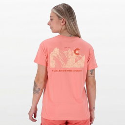 WOMENS 100% Cotton Tee in SOFT PINK