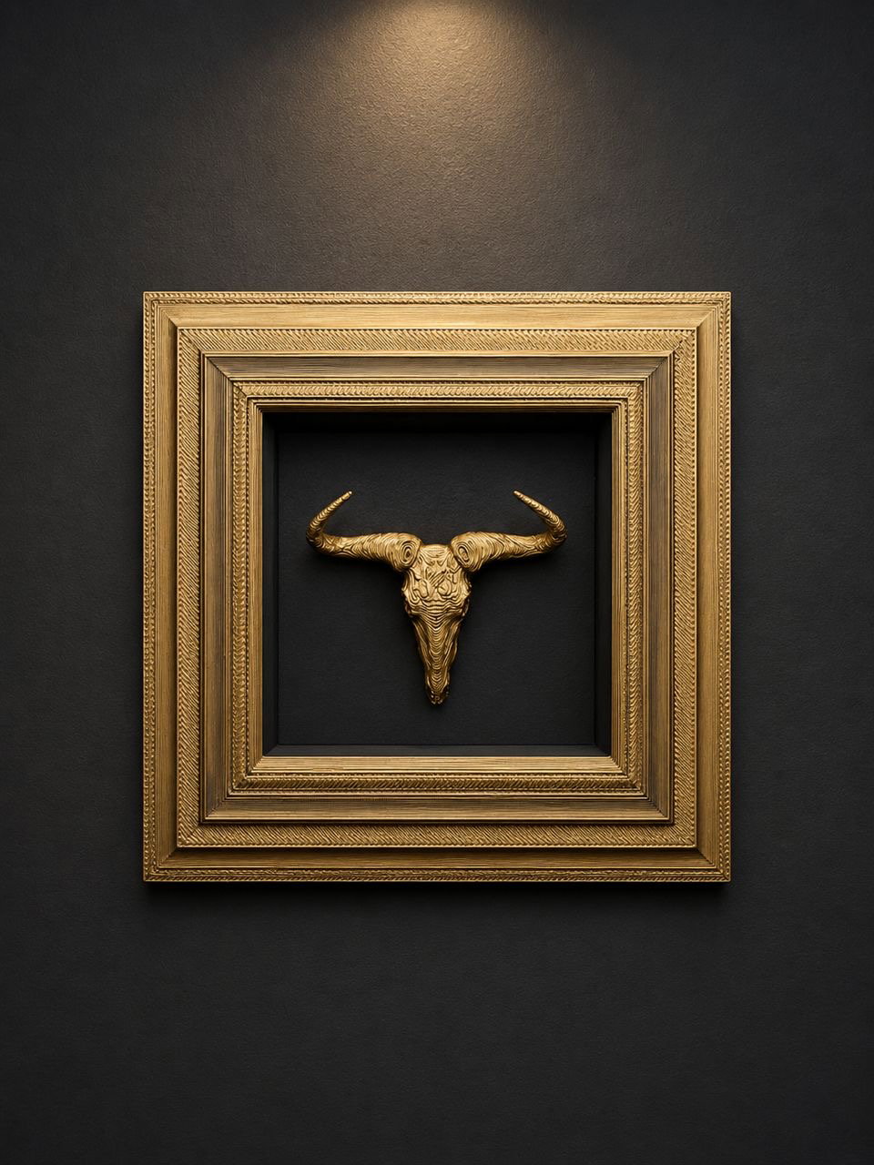 Box Frames Animal Skulls Buffalo 