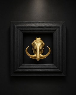 Box Frames Animal Skulls Warthog  Bust