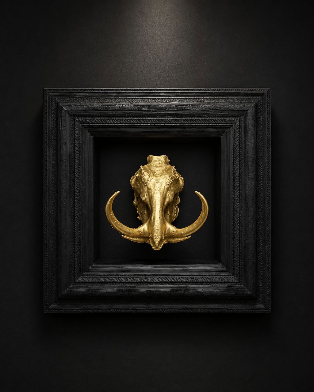 Box Frames Animal Skulls Warthog Bust
