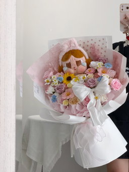 Customize Crybaby Soap Flower Bouquet 