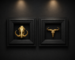 Framed Skulls/Busts