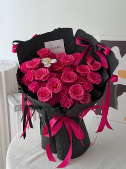 Barbie Noir Soap Flower Bouquet 