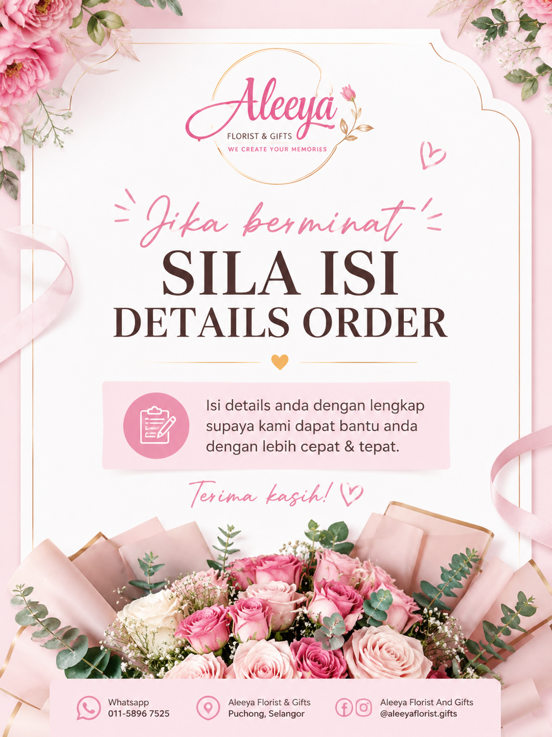 WS ORDER FORM