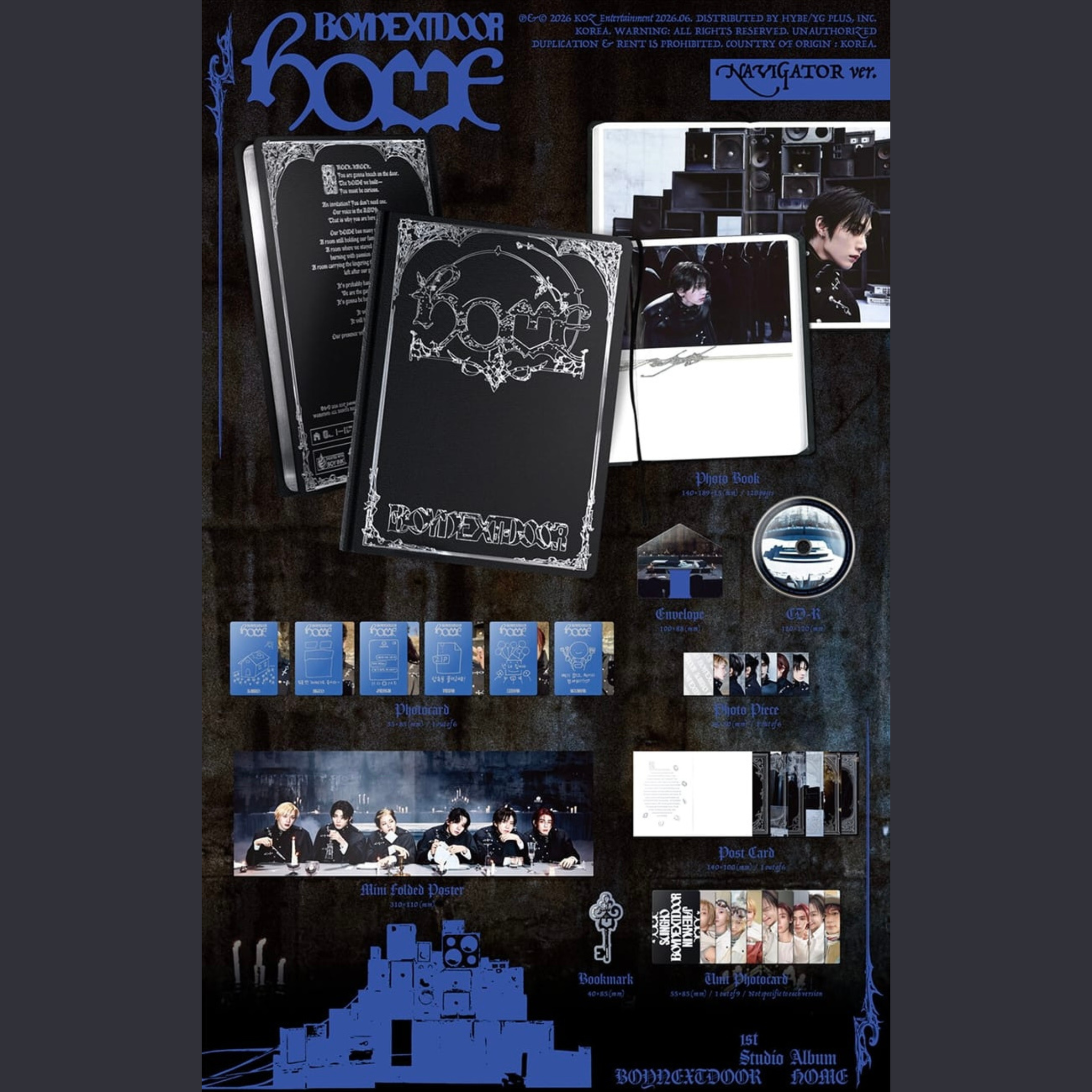 BOYNEXTDOOR - 1st Studio Album [HOME] Photobook Ver._1