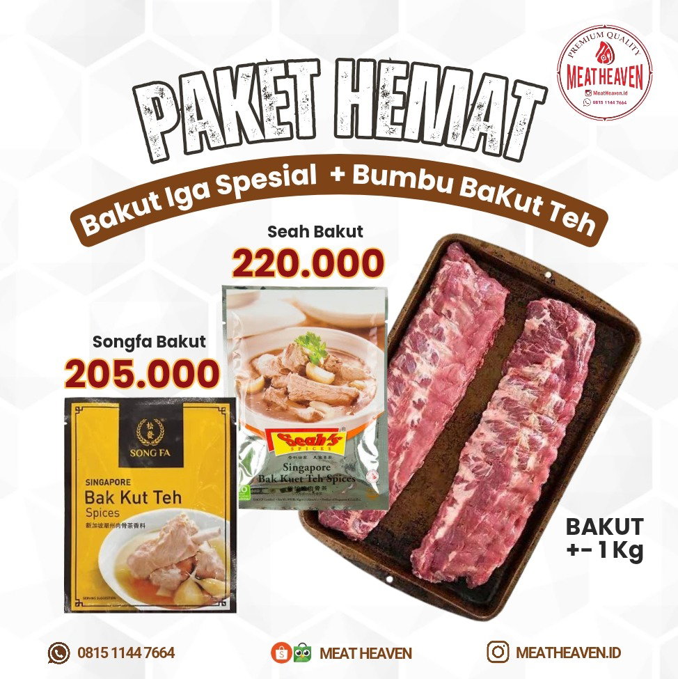 PAKET HEMAT Baby Back Ribs+Bumbu Seah Bakut /Bumbu Songfa _0