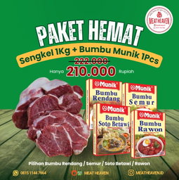 Paket Hemat Sengkel 1 KG + Bumbu Munik 1 pcs