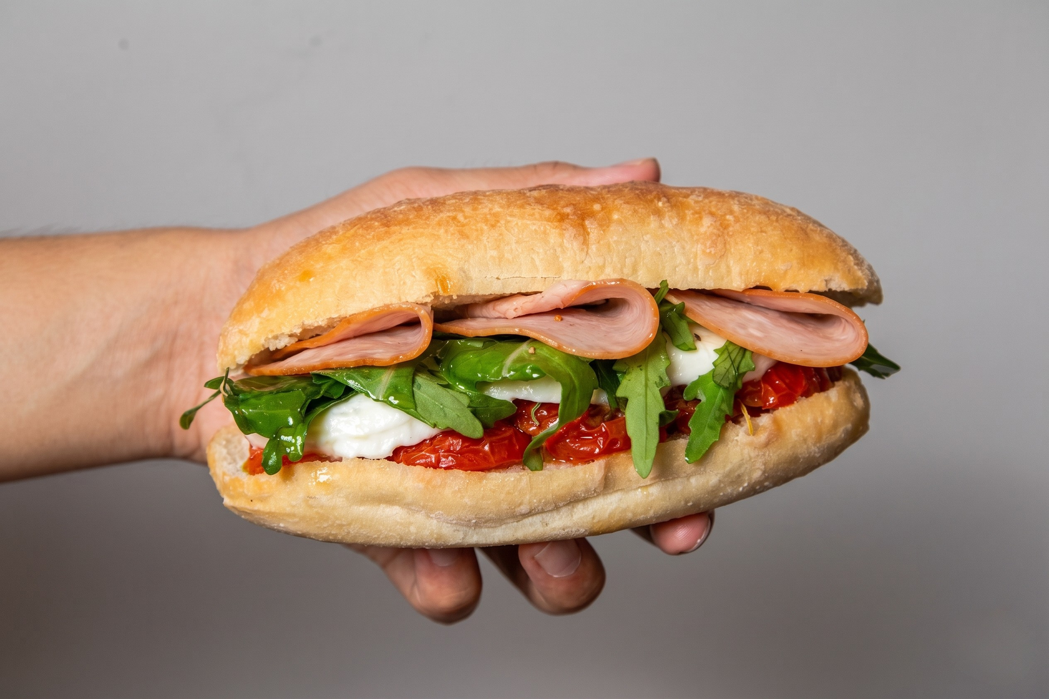 Pistachios Caprese Sandwich with Turkey Slices_1