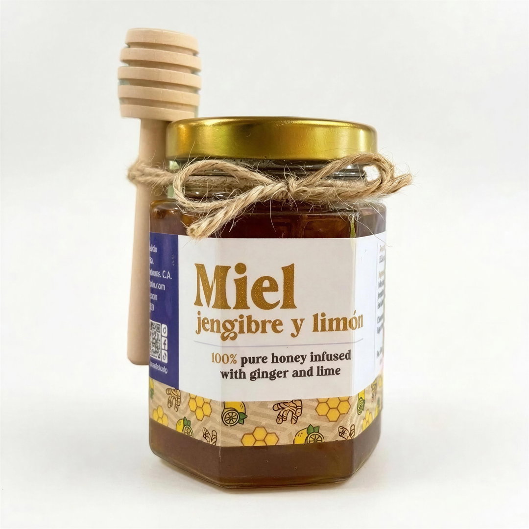 Miel Con Jengibre y Limón (5.5 oz)