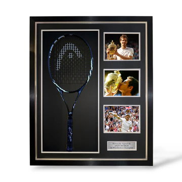 Tennis Racket Frame - 3x 8x6 photos and textbox