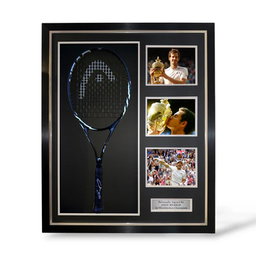 Tennis Racket Frame - 3x 8x6 photos and textbox