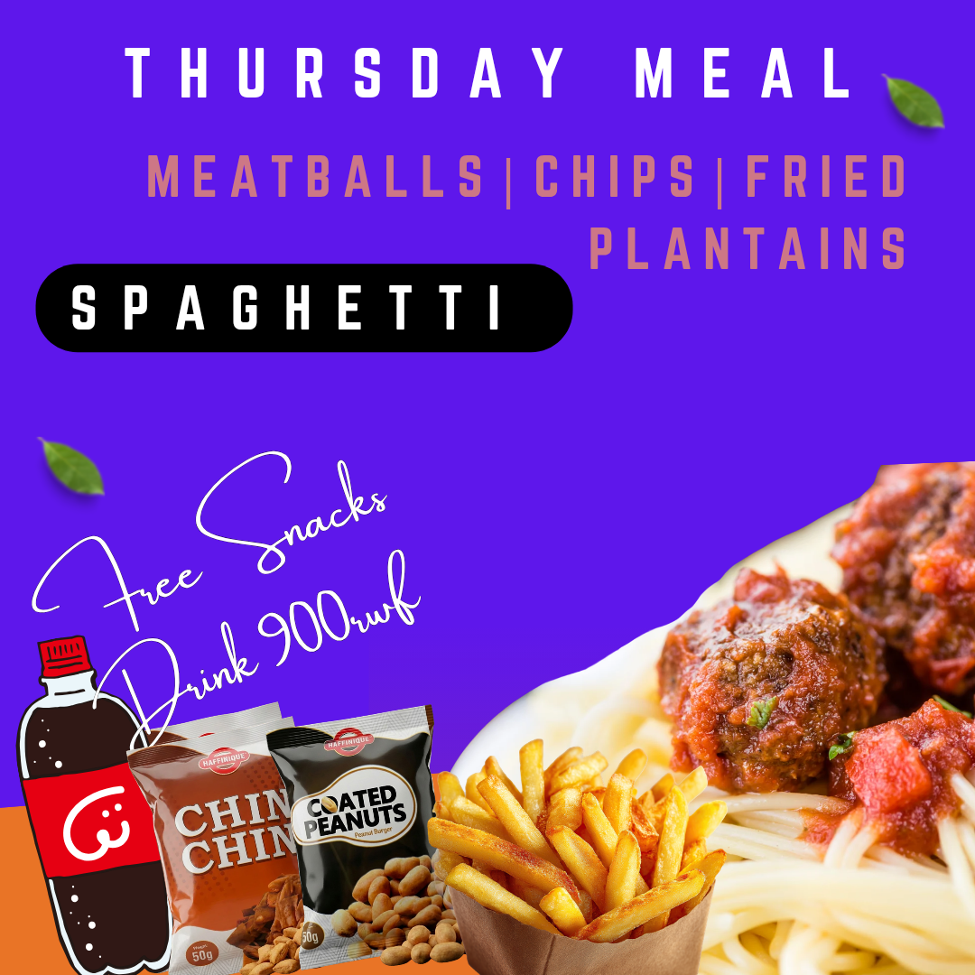 THURSDAY SUBSCRIPTION MEAL- Free Snacks_0