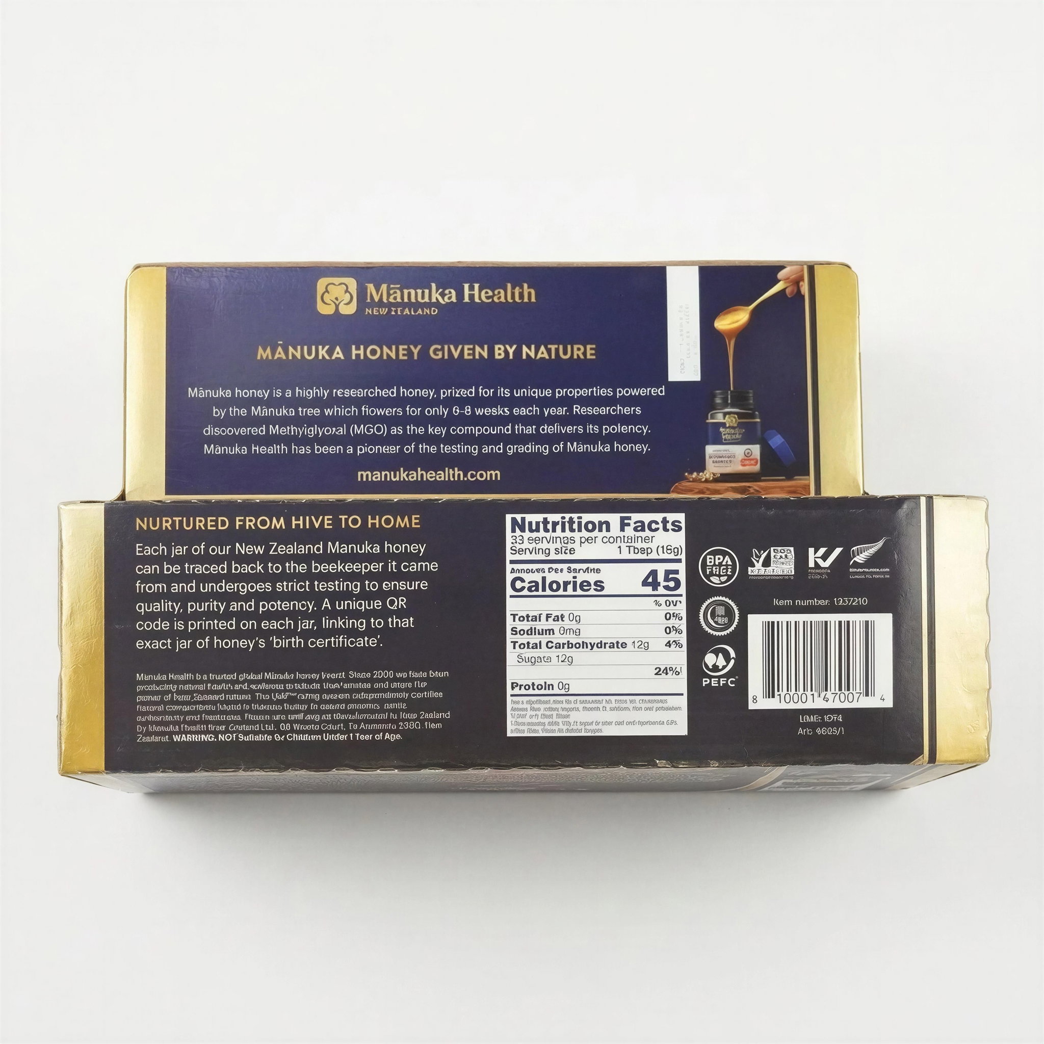 Miel Manuka - Manuka Health Net Wt.17.6 oz.,1.1lb (500g)_1