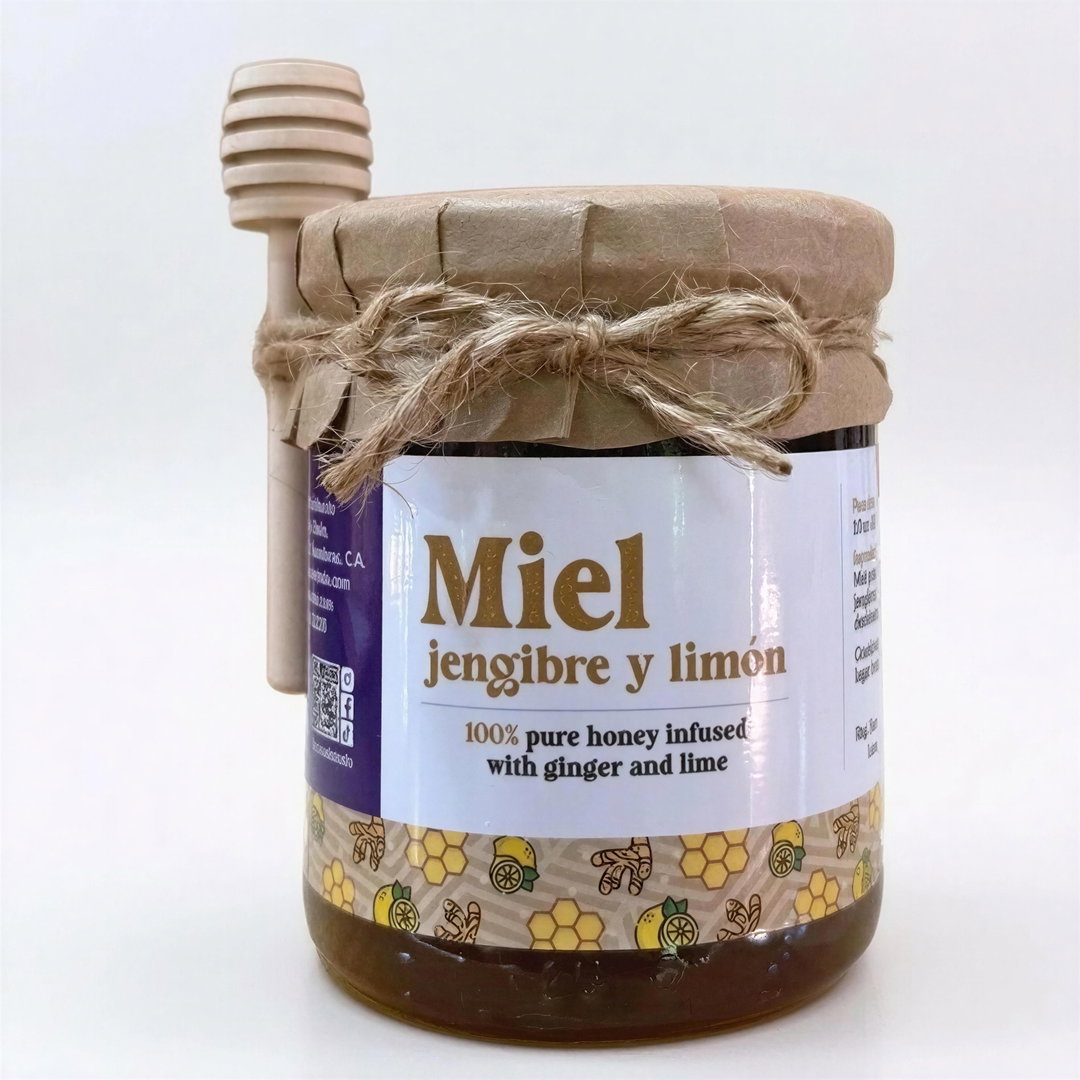 Miel Con Jengibre y Limón