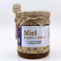 Miel Con Jengibre y Limón