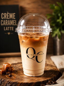 Crème caramel latte