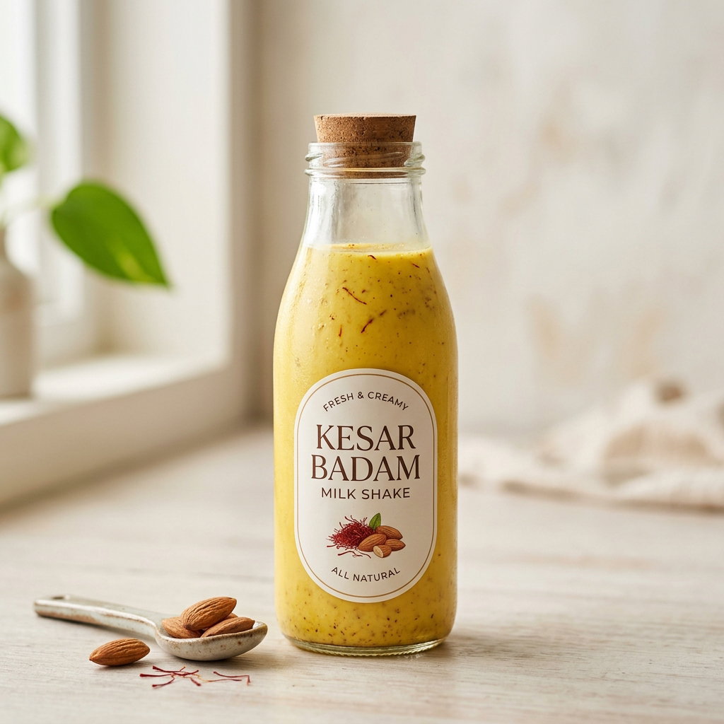 kesar badam milk shake_0