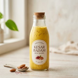 kesar badam milk shake