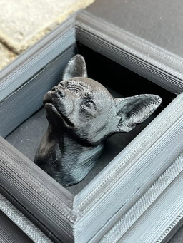 Box Frames Animal Chihuahua Bust     