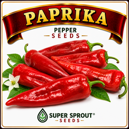 🫑PAPRIKA PEPPER🫑 x 10+ organic seeds