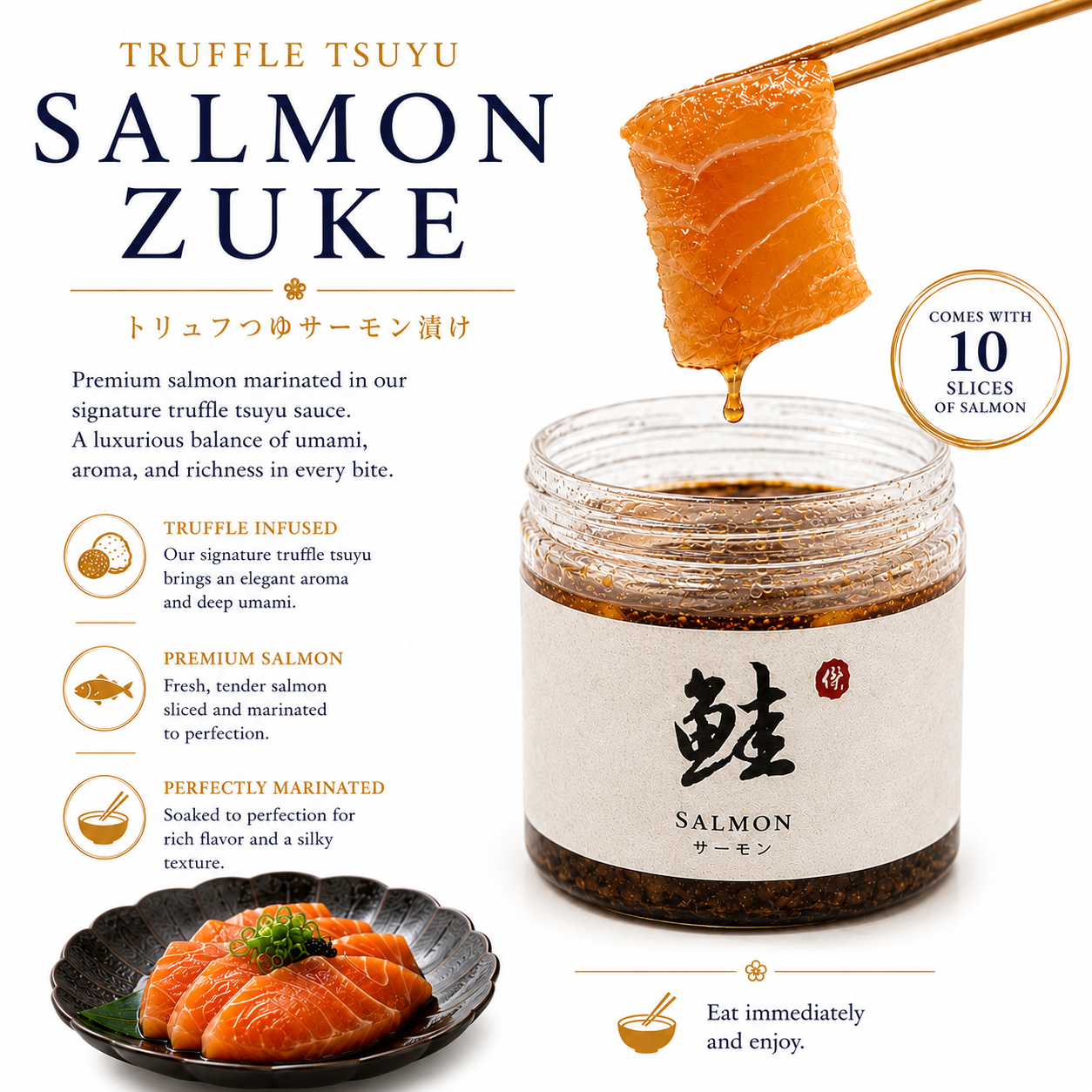 Truffle Tsuyu Salmon Zuke_0
