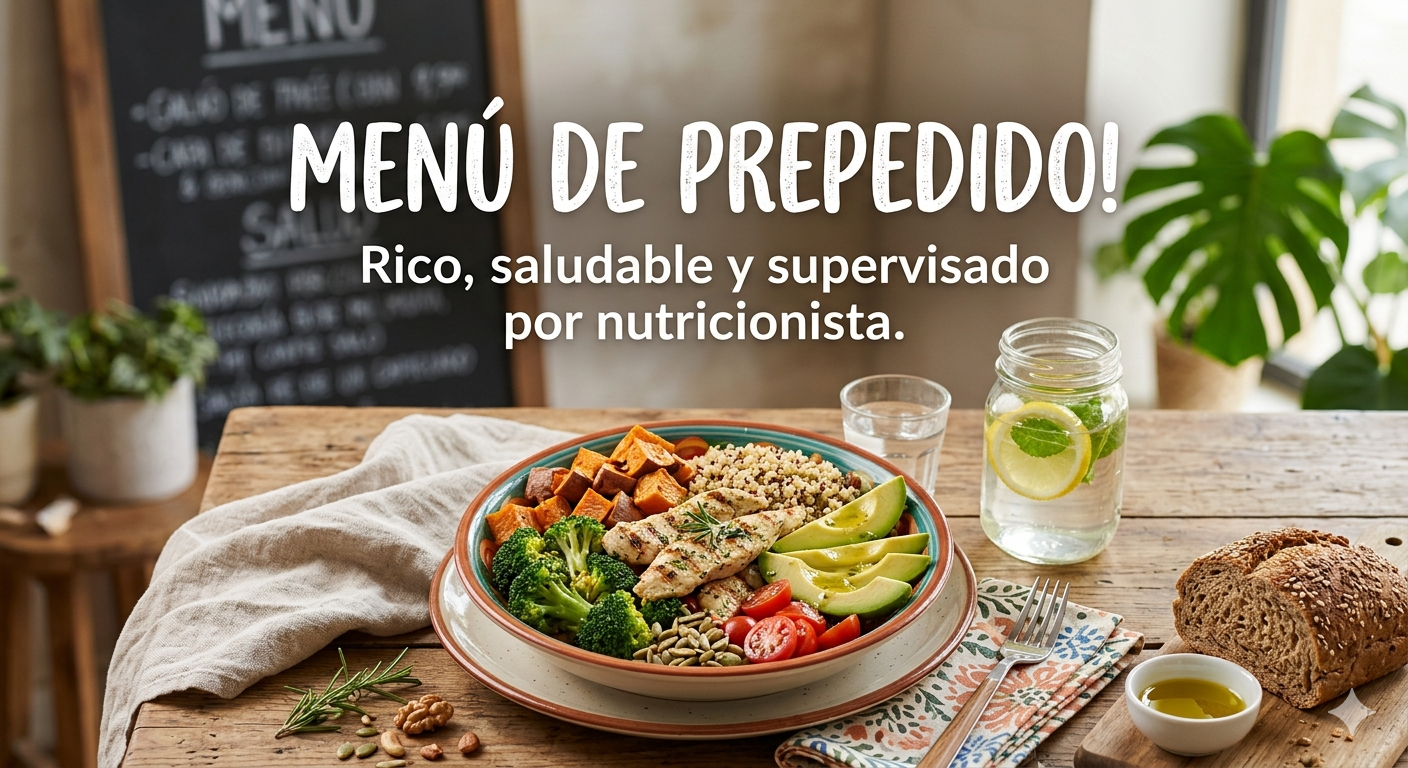 Menú de prepedido! Rico, saludable y supervisado por nutricionista._0