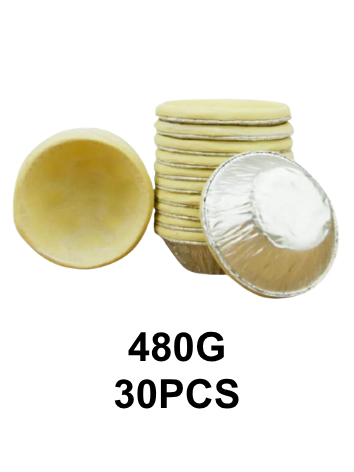 Butter Egg Tart Shell 牛油蛋挞皮 (480g*30pcs)_0