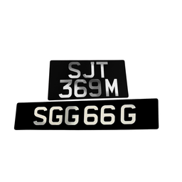 [2D Flat] 2D Mirror Chrome Acrylic plates