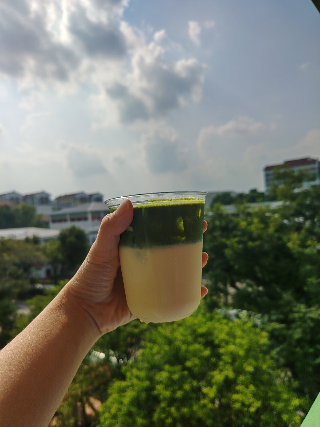 Corn Milk Matcha 