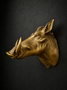 Cutlery Rest Animal Bust Warthog 
