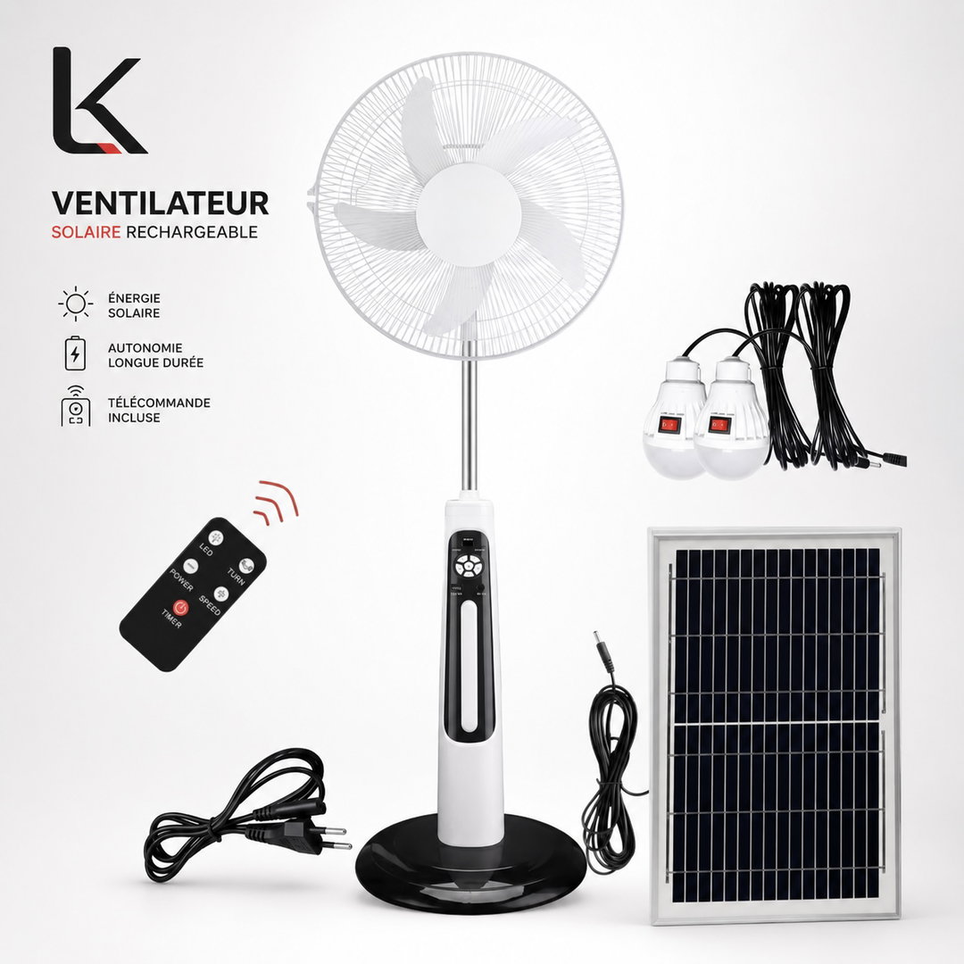 FAN 16’’ Ventilateur rechargeable