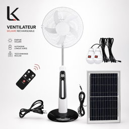 FAN 16’’ Ventilateur rechargeable