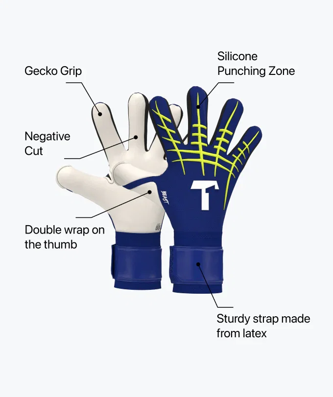 Guantes de Portero T1tan PRO Blue Beast 3.0_1