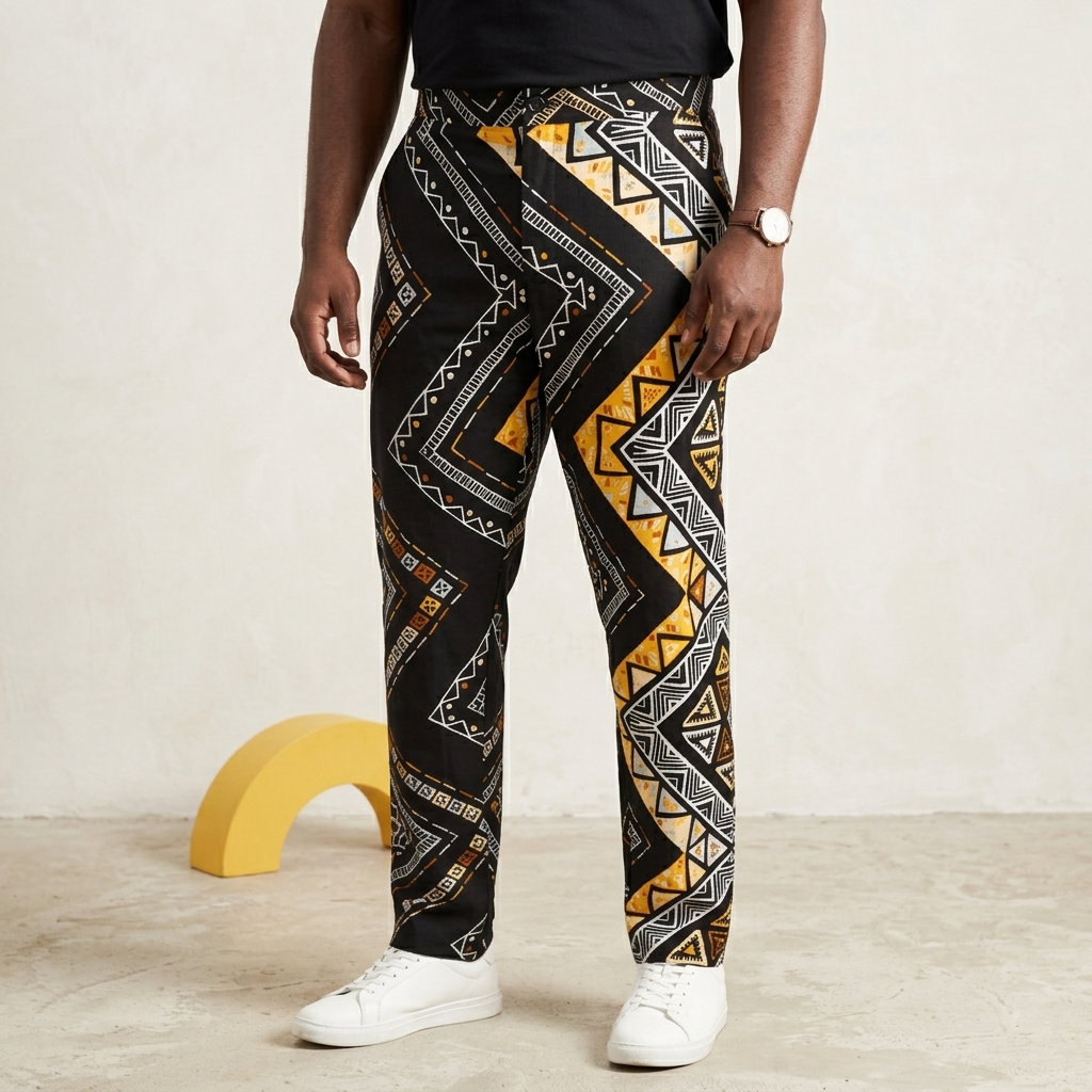 Luceez Patterned Fun Male Pants 2xl
