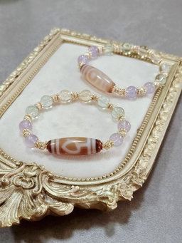 Caramel Dual Face Bodhi Tree × Constellation One Eye Dzi