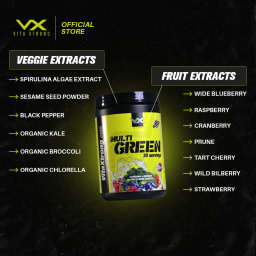 VITAXTRONG™ Multi Green (30 Servings) | Complete Multivitamin with Fruits, Veggie Extracts & Antioxidants • Daily Digestive & Recovery Support [VX]
