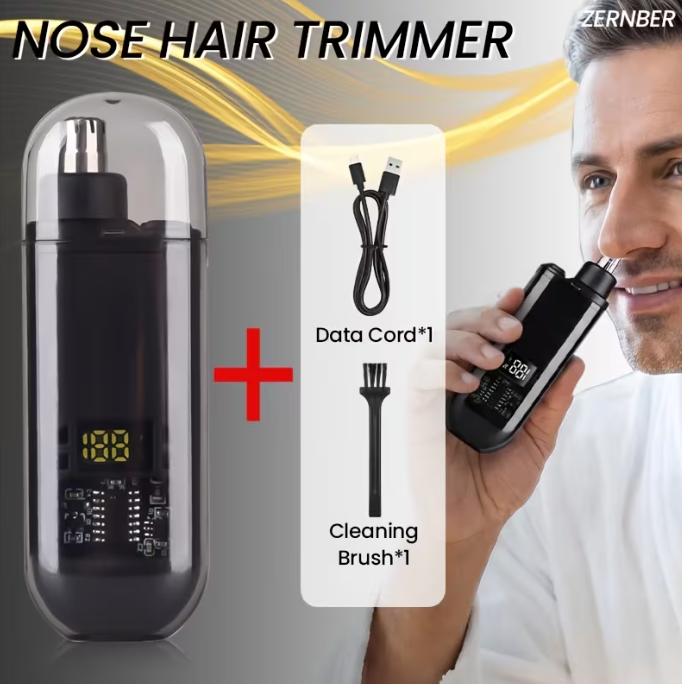 Rechargeable Nose and Ear Hair Trimmer_1