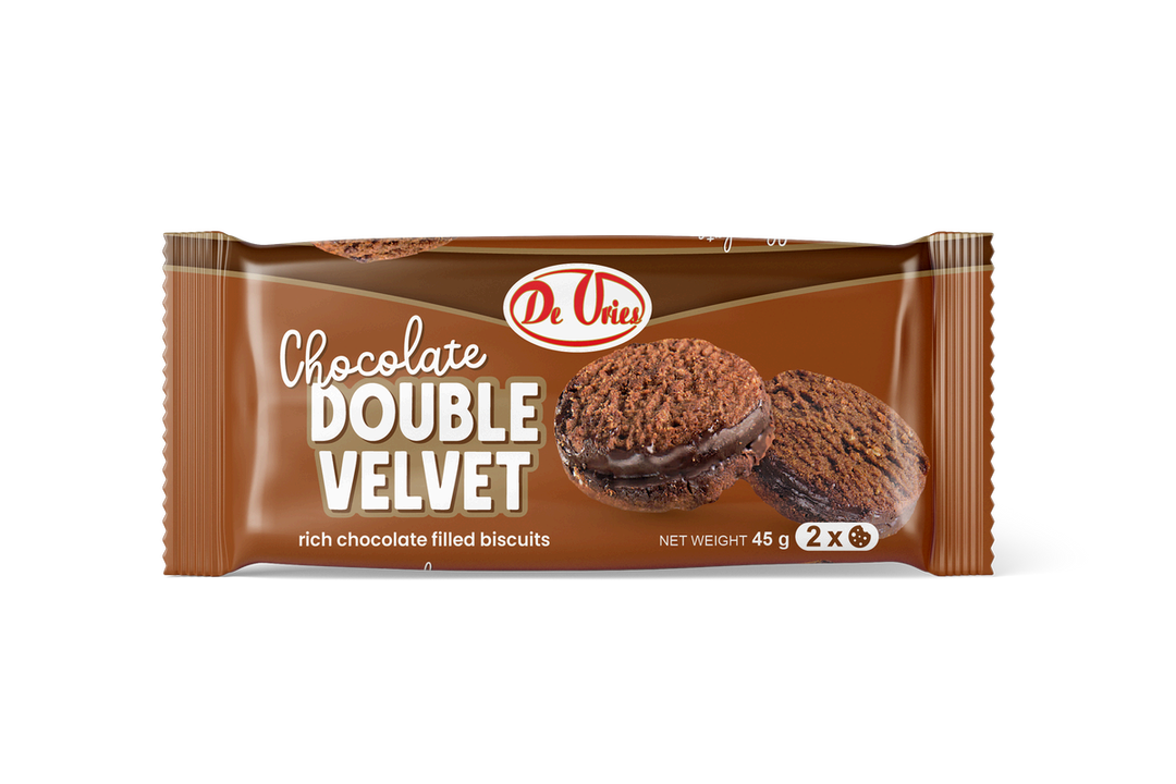 DEVRIES DOUBLE VELVET CHOCOLATE PACKED 4X30X45g